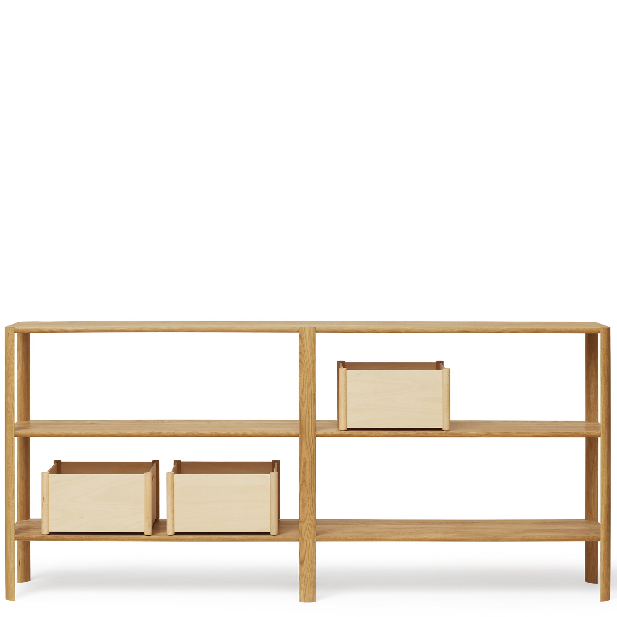 Form & Refine Leaf shelf 2x3, oak | Finnish Design Shop