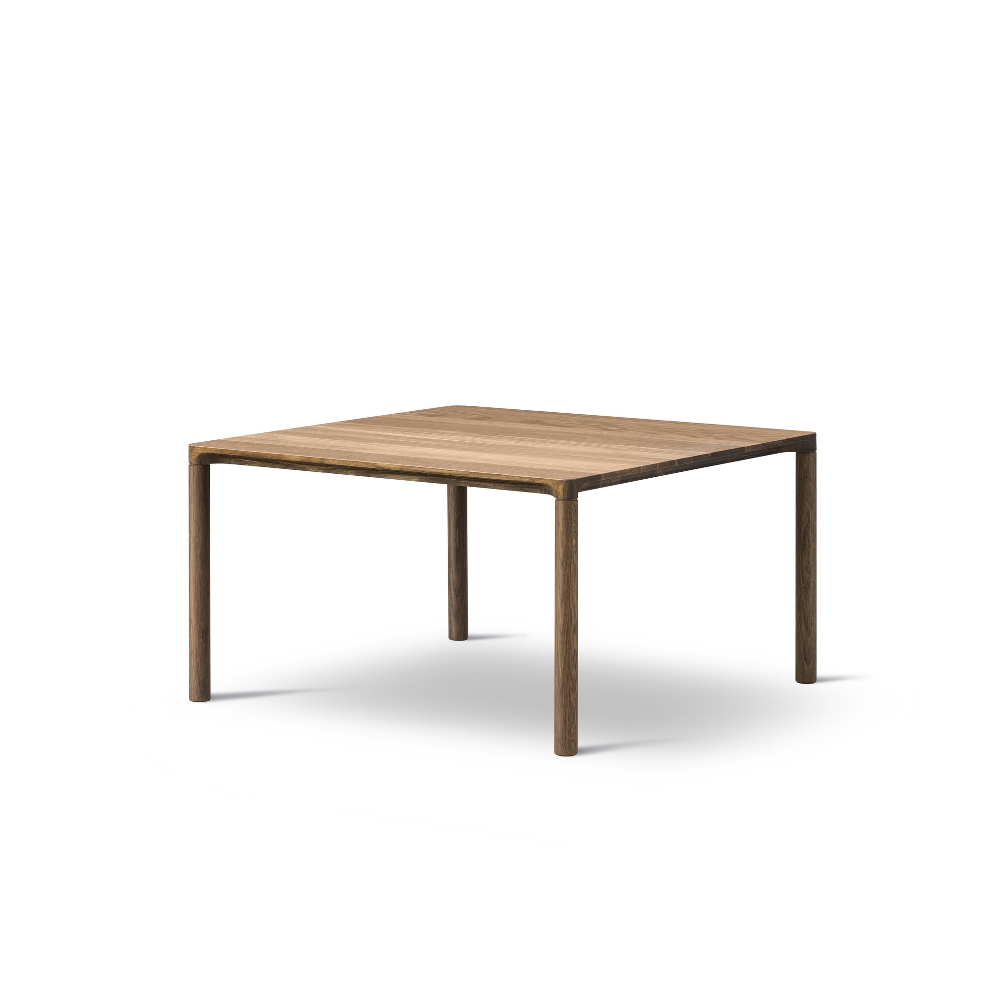 Fredericia Piloti coffee table, 63 x 63 cm, smoked oak | Finnish