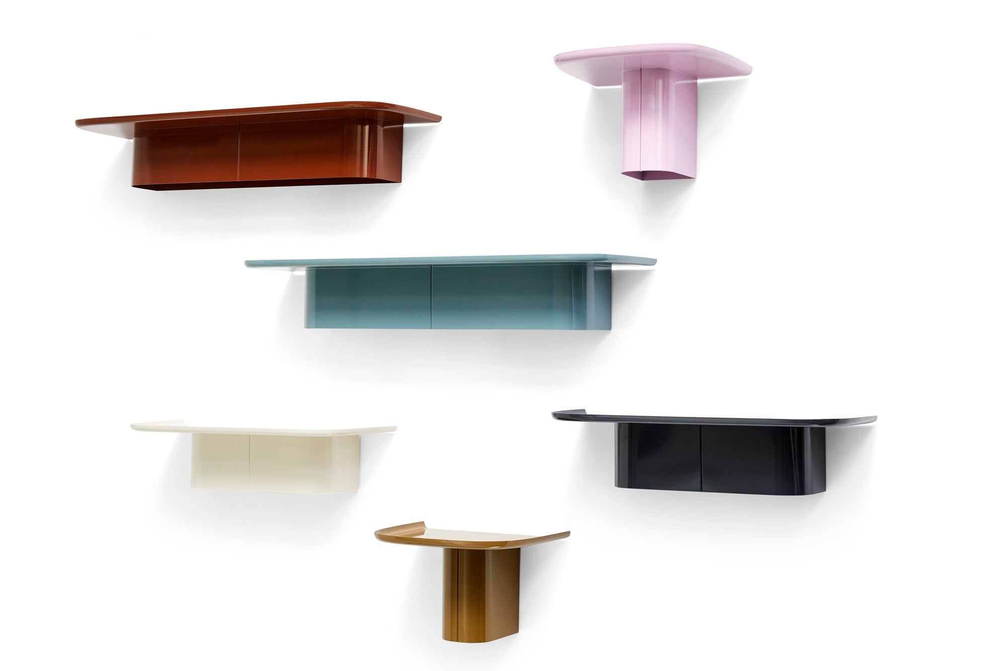 HAY Korpus shelf S, 1 hook, pink | Finnish Design Shop HAY Korpus shelf S, 1 hook, pink | Finnish Design Shop