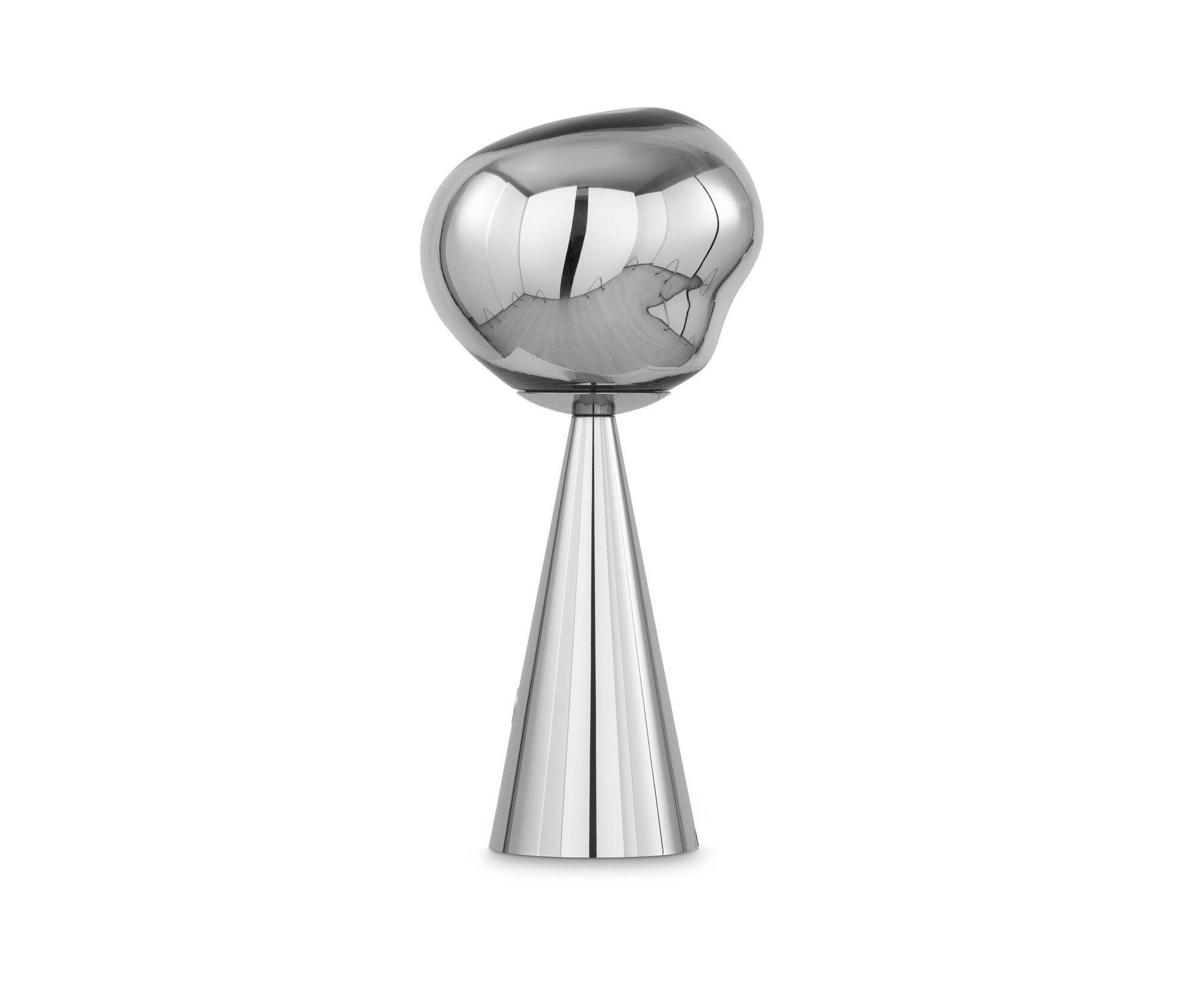 Tom Dixon Melt portable LED table lamp, silver | Finnish Design Shop