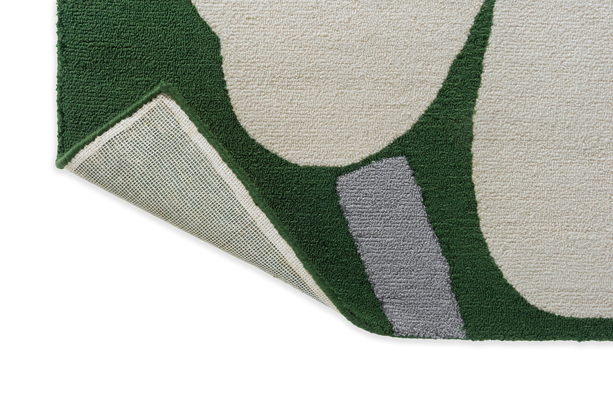 Marimekko Unikko 60th Anniversary rug, green | Finnish Design Shop