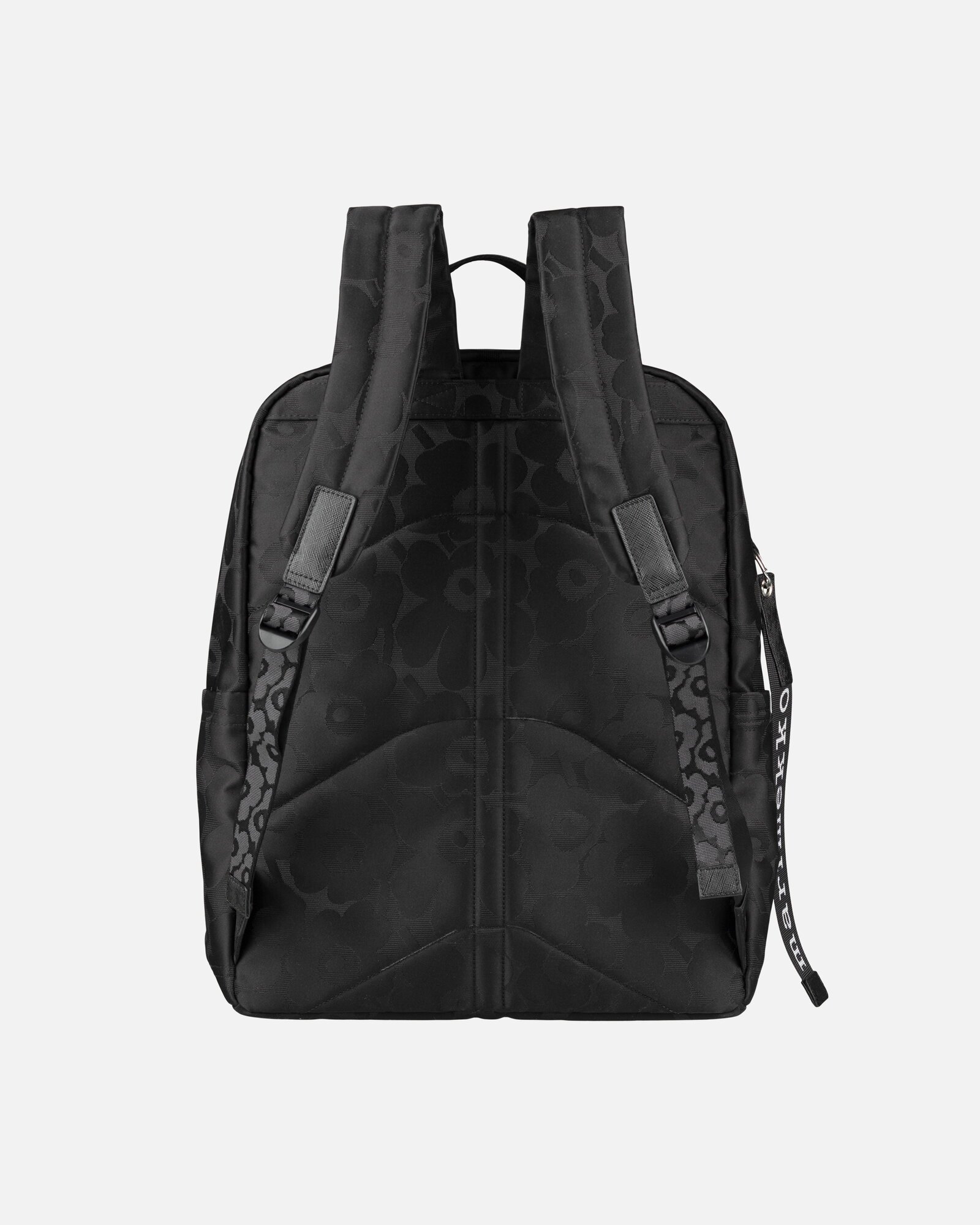 バッグ marimekko Unikko / Zip Top Backpack Marimekko Zip Top Backpack Unikko, black | Finnish Design Shop