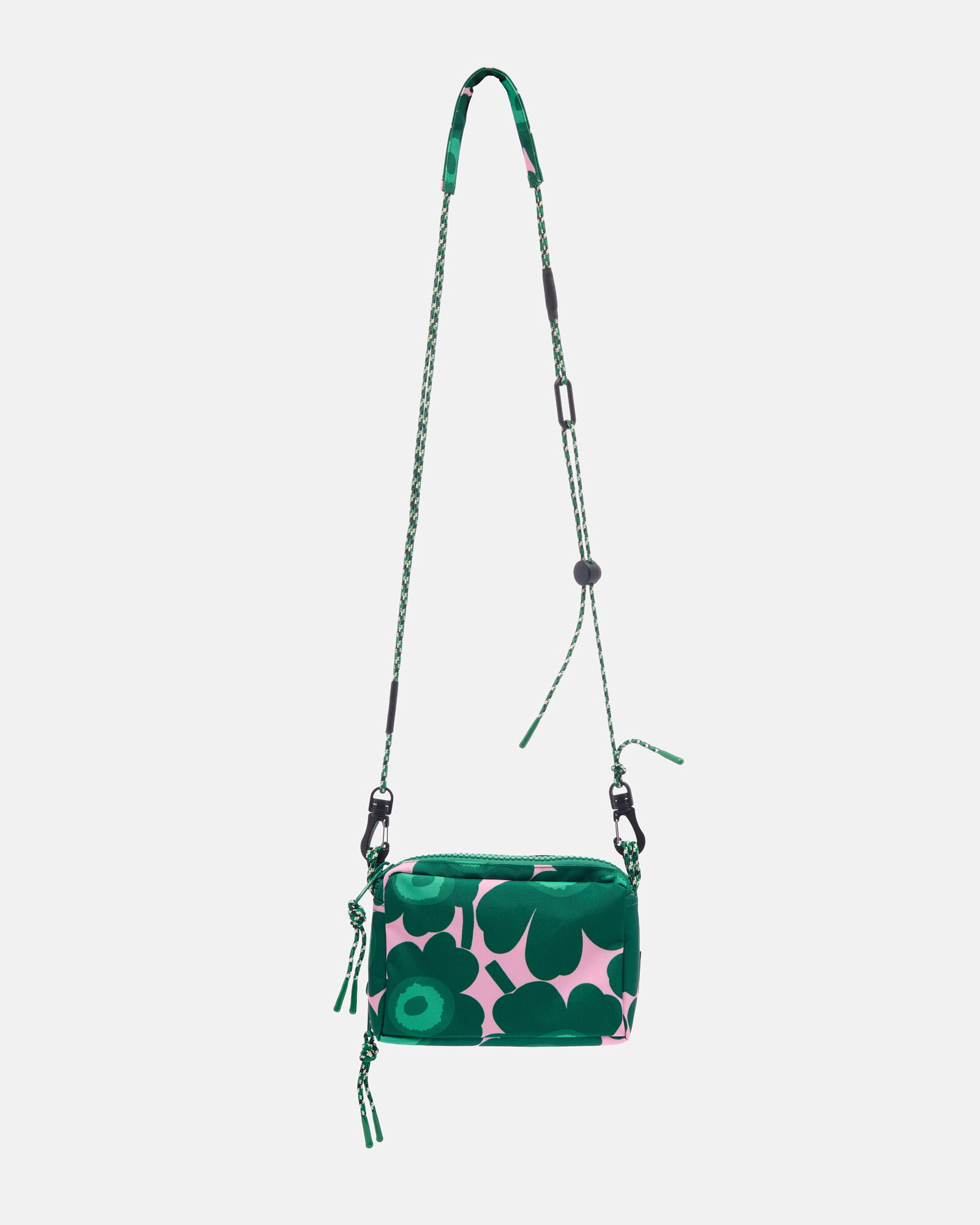 Marimekko Iloisa Mini Unikko Kioski shoulder bag, dark green