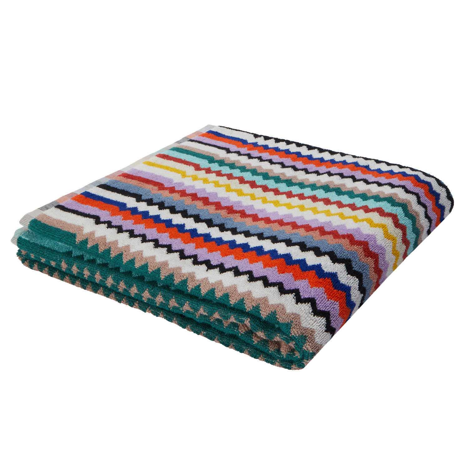 Missoni Home Riverbero bath sheet, 100 x 150 cm, 100 multicolour ...