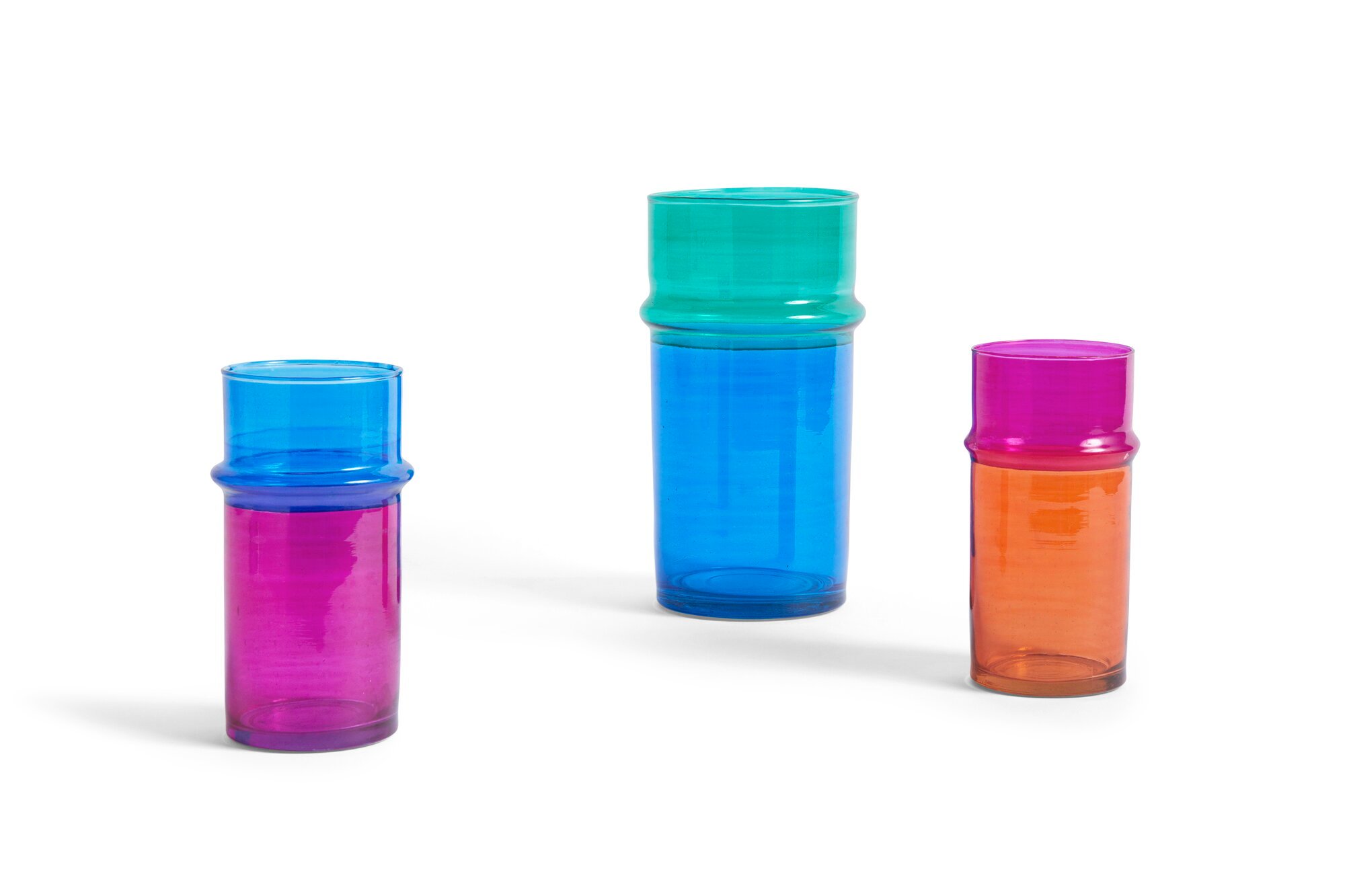 HAY MOROCCAN VASE S ピンク＆ブルー 花瓶 HAY Moroccan vase, S, pink - blue | Finnish Design Shop