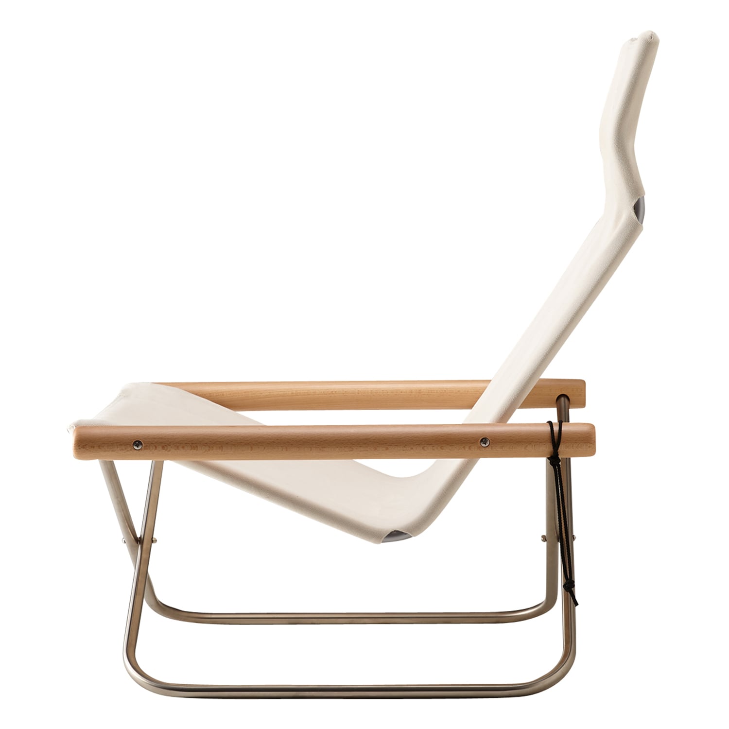 Nychair X lounge chair, beech - white | Finnish Design Shop