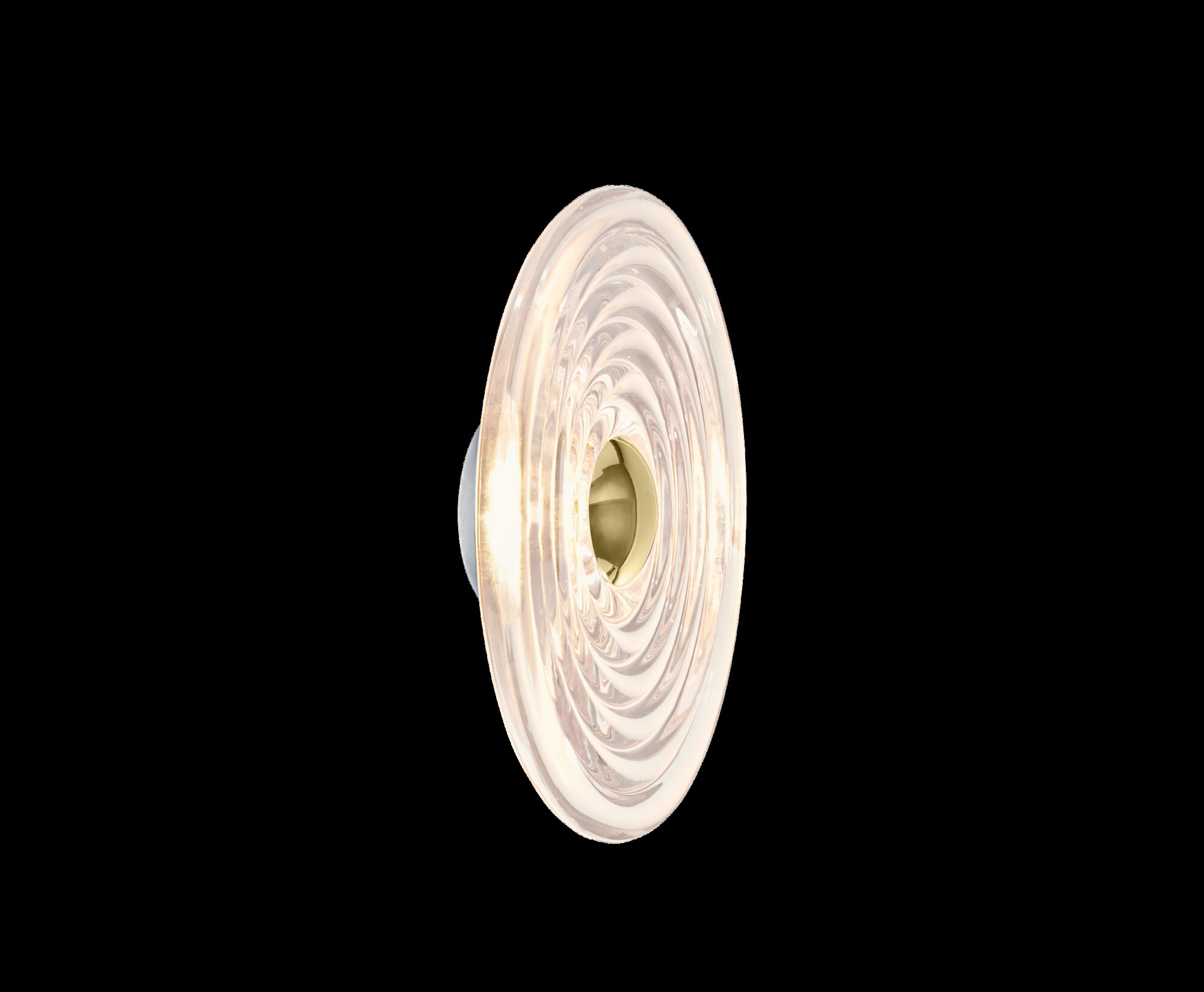 Tom Dixon Press Surface LED wall lamp, 2700K, clear | Finnish