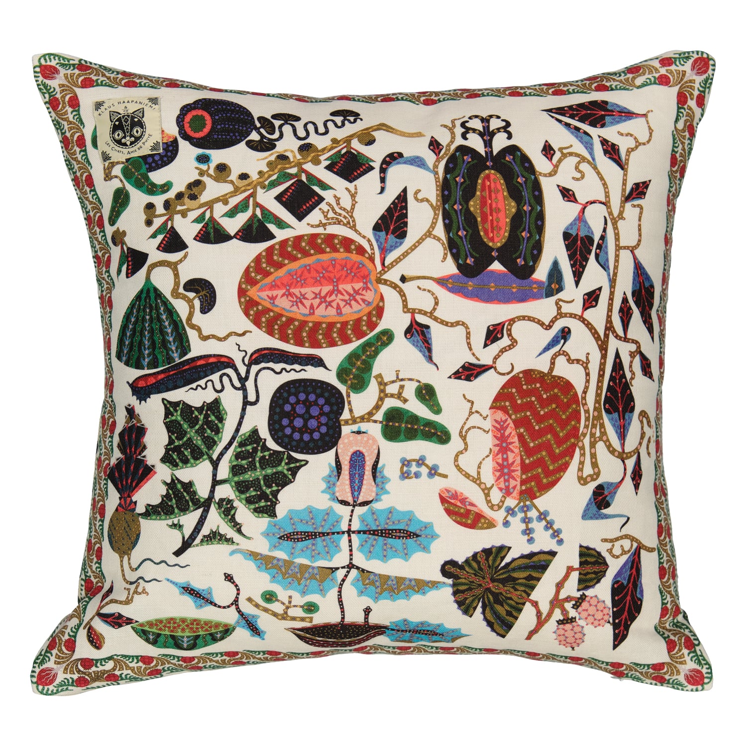 Federa Per Cuscino 50x50 Cm Con Scritta 'Baby It's Cold Outside' - Cotone E Lino, Regalo Decorativo Casa