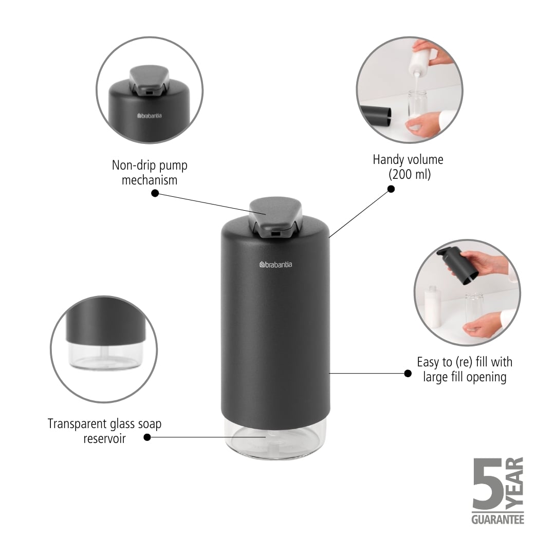 Brabantia Witte zeepdispensers kopen? ✔️ Tot 20% korting