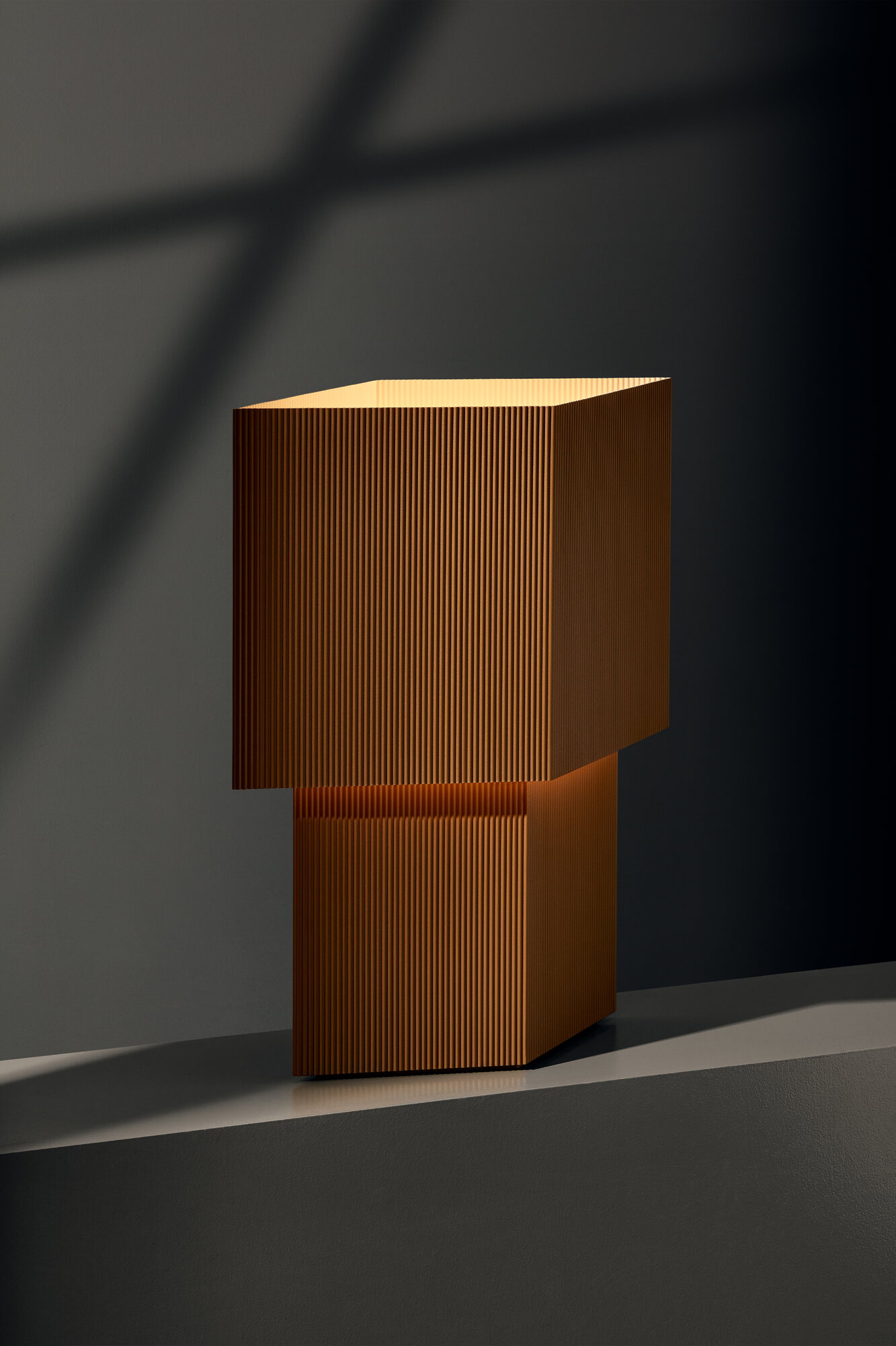 Pholc Romb 36 table lamp, cumin | Finnish Design Shop