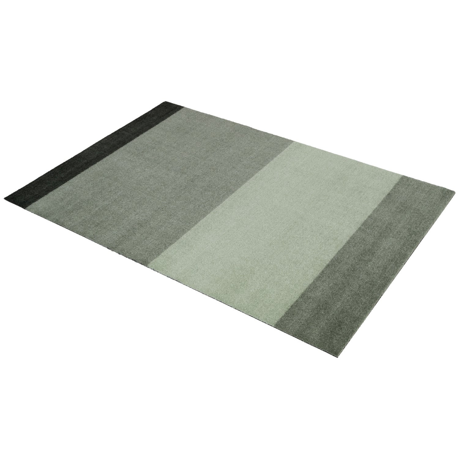 Tica Copenhagen Stripes horizontal rug, 90 x 130 cm, green | Finnish ...