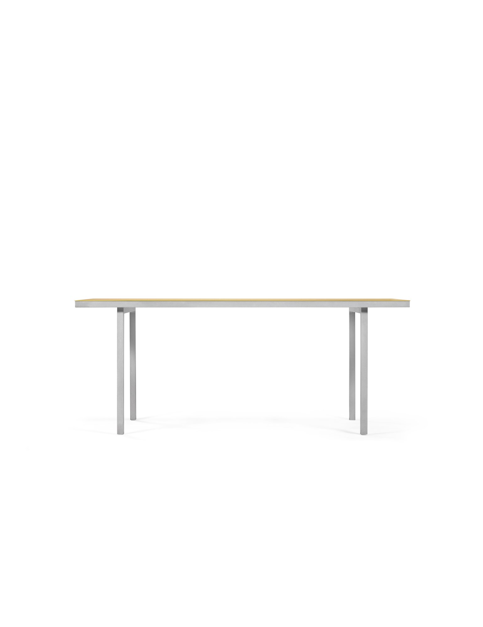 valerie_objects Alu dining table, medium, yellow | Finnish Design Shop