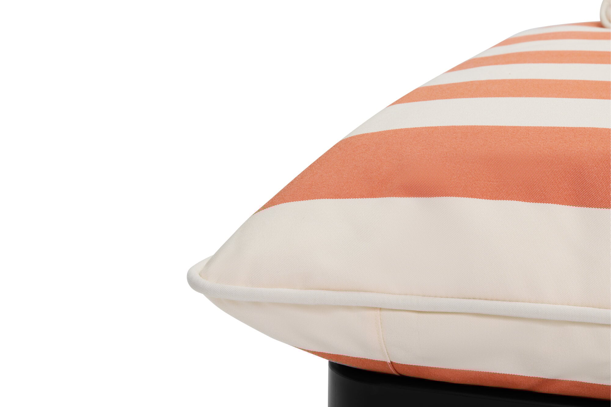 Fatboy Paletti corner seat, right, stripe orange creme | Finnish Design ...