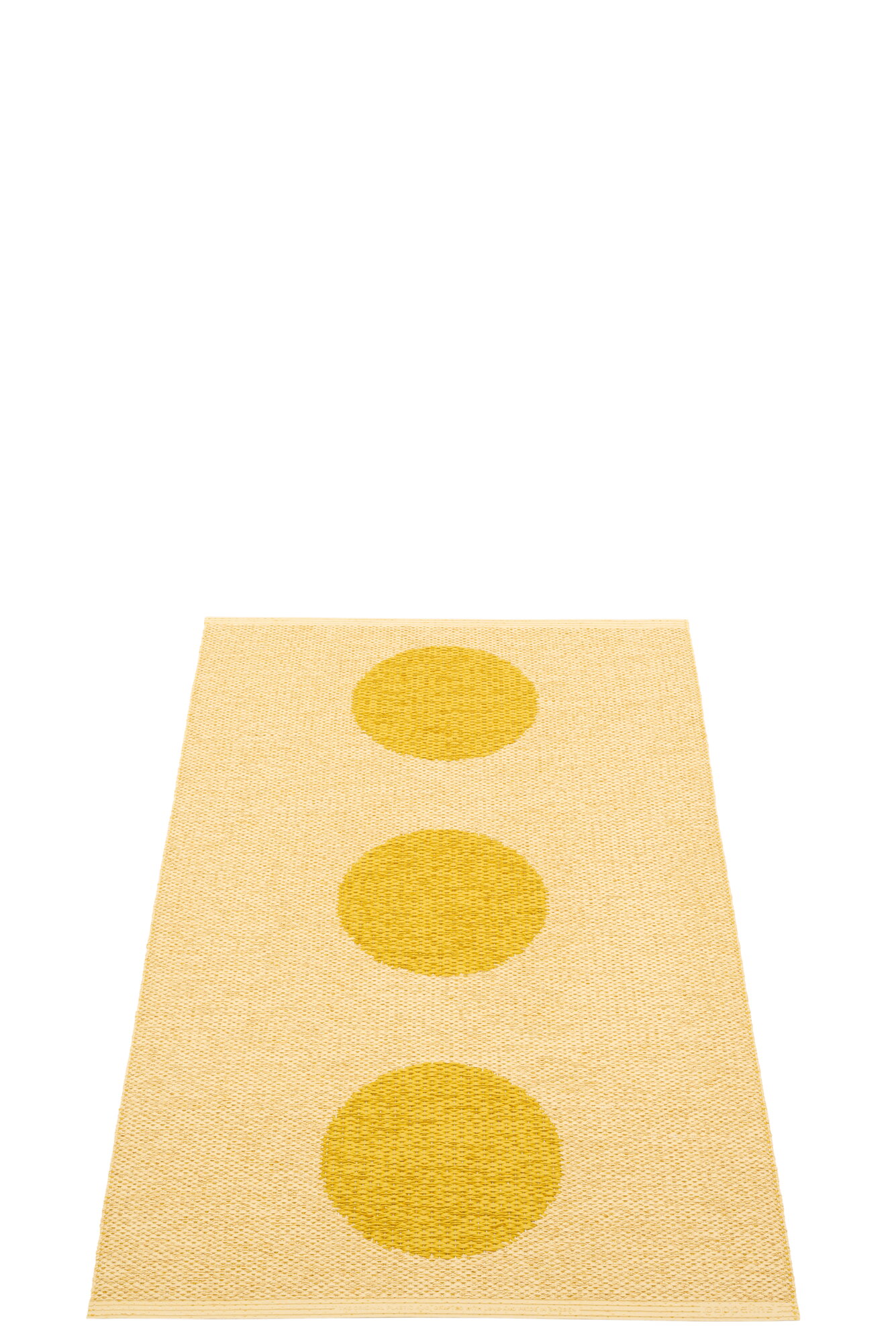 Pappelina Vera Pop rug, 70 x 120 cm, mustard - pale yellow | Finnish ...