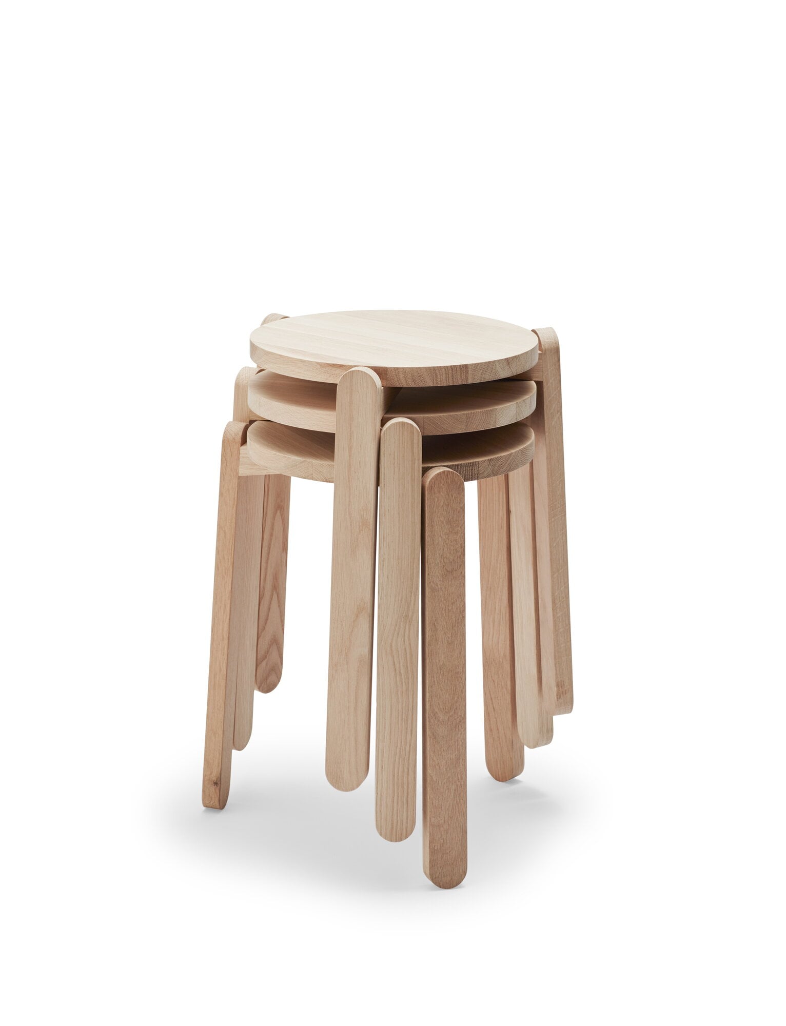 Skagerak Nomad stool, oak | Finnish Design Shop