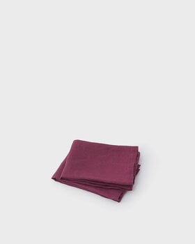 Tekla Linen glass towel, claret