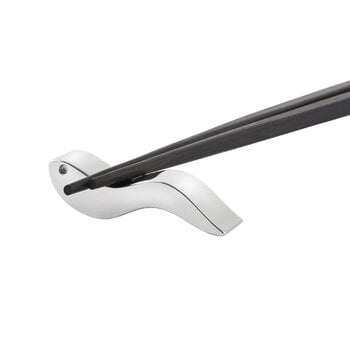 Alessi Alessandro Stick syömäpuikot ja alusta, eebenpuu - ruostumaton teräs, tuotteen lisäkuva
