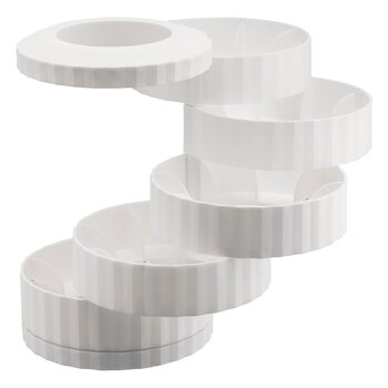 Alessi Porte-capsules de café expresso Plissé, blanc, image extra