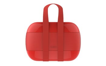 Alessi Food à porter lunch box, red