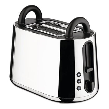 Alessi Toru Toaster, Edelstahl - schwarz