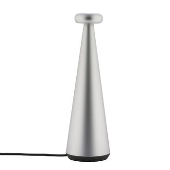 Alessi Lampada da tavolo portatile Bedin, grigio, immagine extra