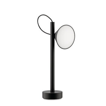 Alessi Lampe de table portable Tsumiki, noir, image extra