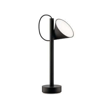 Alessi Tsumiki portable table lamp, black, extra image