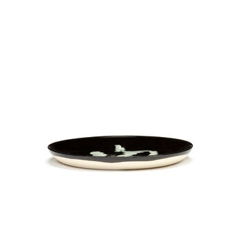 Serax Assiette Feast, modèle S, 2 pièces, noir - blanc