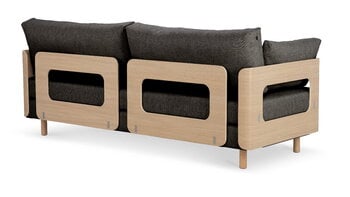 Tapio Anttila Collection ON2 Wood sofa bed, soap waxed oak - dark grey Diamonds 007