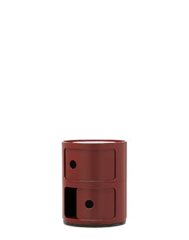 Kartell Unità di stoccaggio Componibili, 2 moduli, bordeaux, immagine extra