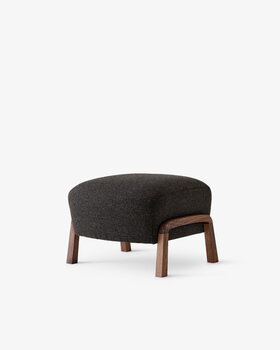 &Tradition Fauteuil Wulff ATD2 et repose-pieds ATD3, Hallingdal 376 - noyer