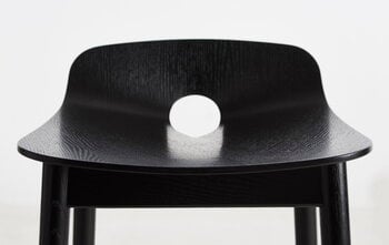 Woud Tabouret de bar Mono 65 cm, noir