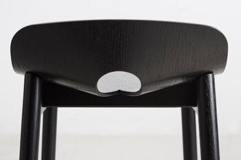 Woud Sgabello da bar Mono 65 cm, nero