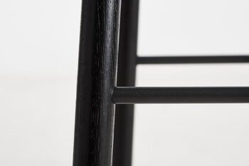 Woud Tabouret de bar Mono 65 cm, noir