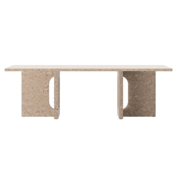 Audo Copenhagen Androgyne lounge table, Kunis Breccia stone