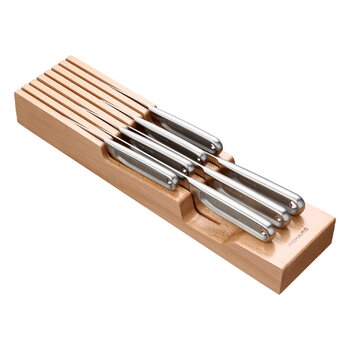 1062890 Fiskars Wooden Drawer Knife Block FSC 1 
