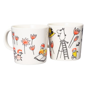 Arabia Ensemble de tasses Moomin, 2 pièces, ABC