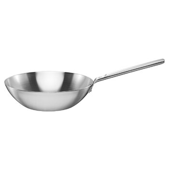 Fiskars Norden teräswokkipannu, pinnoittamaton, 28 cm, tuotteen lisäkuva