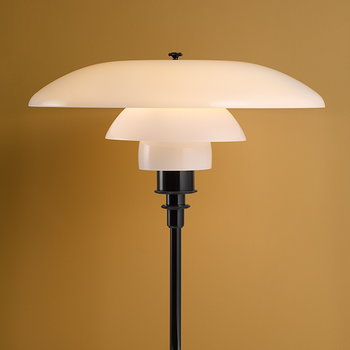 Louis Poulsen PH 3 1/2 - 2 1/2  floor lamp, chrome plated