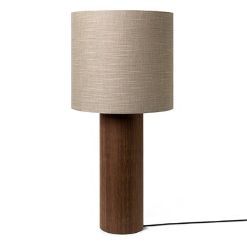 ferm LIVING Post floor lamp base, smoked oak