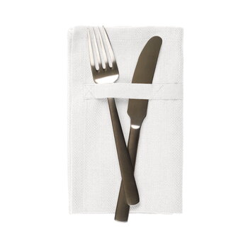 The Organic Company Dinner napkin, 4 pcs, white