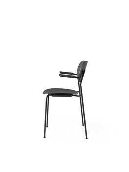 Audo Copenhagen Co Chair mit Armlehnen, schwarze Eiche