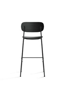 Audo Copenhagen Co bar chair 75,5 cm, black steel - black oak