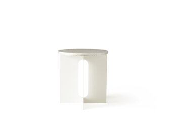 Audo Copenhagen Plateau en marbre pour table Androgyne, blanc