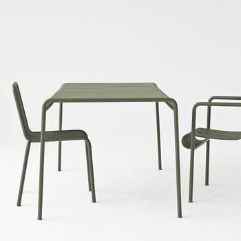 HAY Palissade table, 82,5 x 90 cm, anthracite