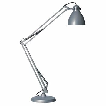Luxo L-1 lamp base, aluminium grey