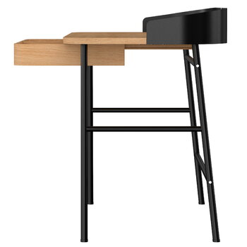 Hartô Victor desk, oak - slate grey