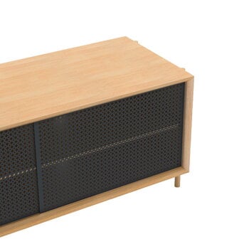 Hartô Credenza Gabin 122 cm, rovere - grigio ardesia, immagine extra