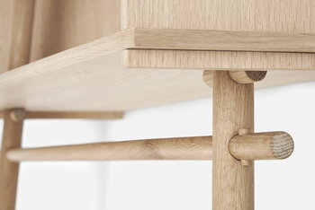 Woud Töjbox coat rack, large, oak