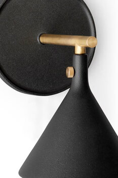 Audo Copenhagen Lampada da parete Cast Sconce con diffusore, IP44, nero, immagine extra